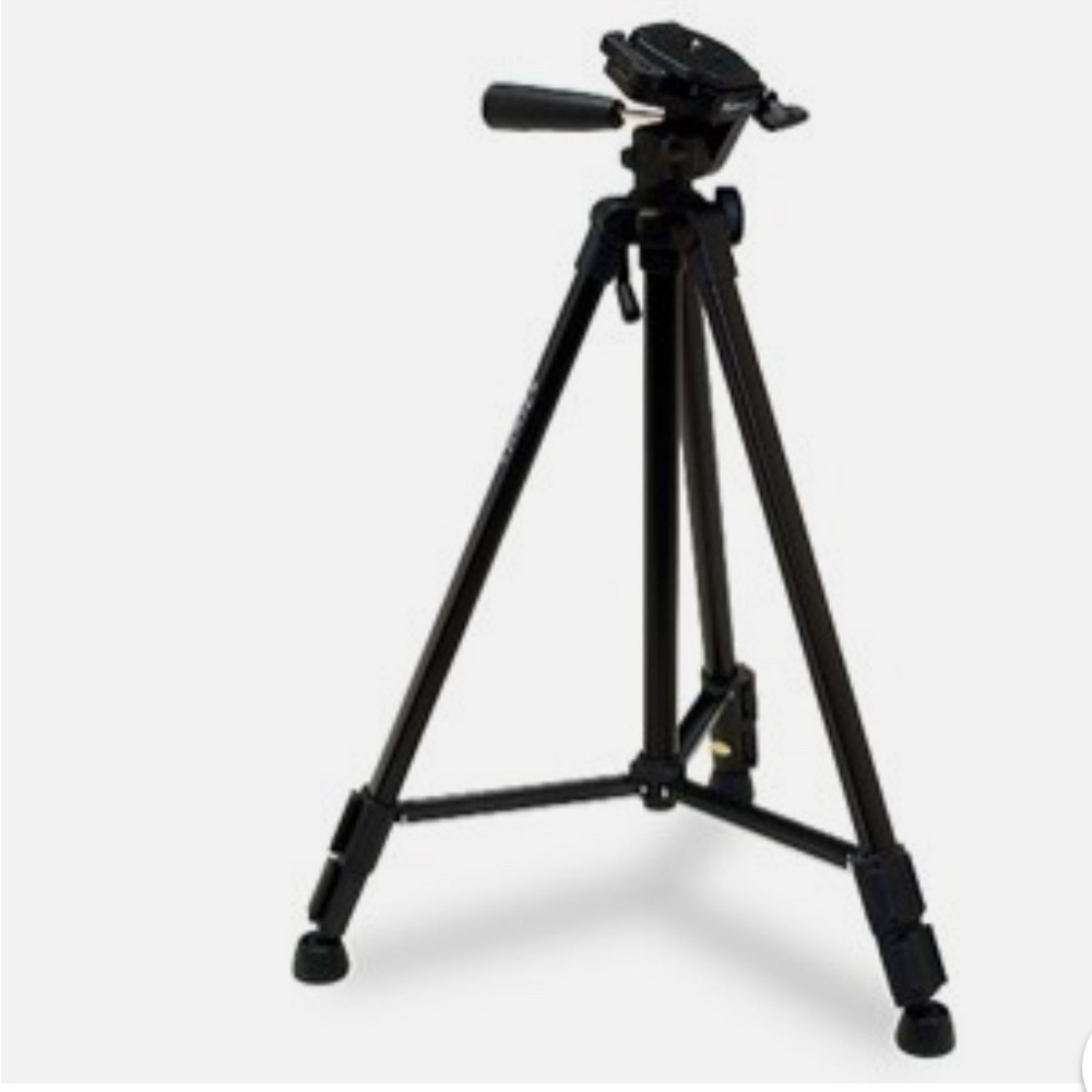 Black Camera Tripod sunpak 5200DLX